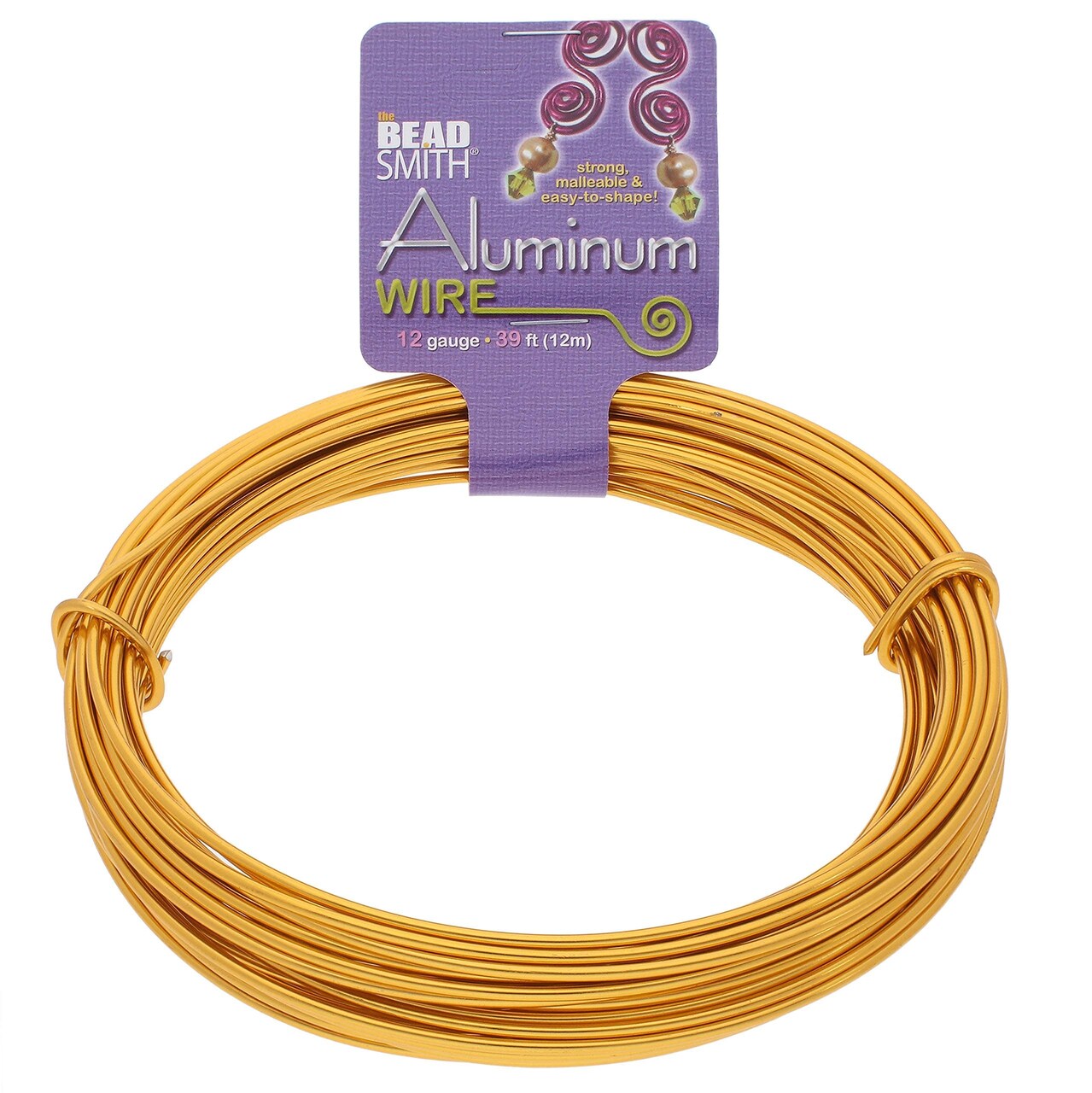 The Beadsmith 12-Gauge Anodized Aluminum Wire for Jewelry Making, Metal Wire for Wrapping